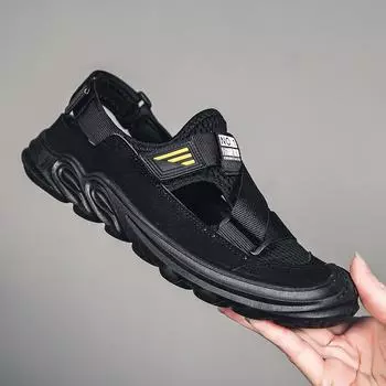 2021 summer new traceway men s shoes beach shoes men s sandals hollowed out casual breathable spot beach fashion slippers 39