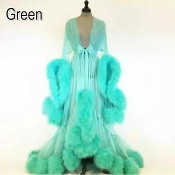 2021 Тюлевое плюшевое платье с сказочной перспективой, сексуальное платье с расклешенными рукавами и хвостом, свадебное платье, 2021 г.