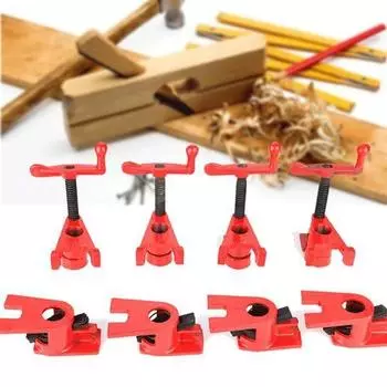 2022 1 шт./компл. 3/4 зажим для склеивания труб, быстроразъемный сверхмощный зажим с широким основанием, набор зажимов для склеивания древесины, набор зажимов для деревообработки, водопроводные трубы, соединенная доска красный