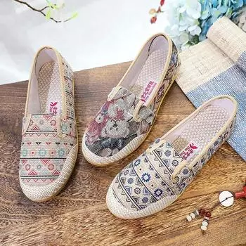 2022 Amoi/Сетчатая обувь, сандалии, женские дышащие туфли для одиночек, обувь для мам среднего и пожилого возраста, нескользящая удобная обувь для отдыха 41 белый