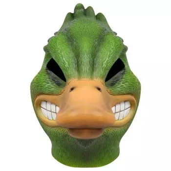 2022 Angry Duck Face Cover Латексная забавная мультяшная голова животного Face Cover Хэллоуин Косплей Реквизит