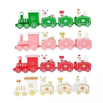 2022 Christmas Train Ornaments Net Celebrity Train Ornaments Christmas Decor зелёный