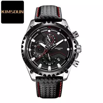 2022 KIMSDun Часы Мужские Лучший Бренд Роскошные Часы Стальной Ремень Водонепроницаемые Часы с Камнем Мужские Модные Многофункциональные Спортивные Часы