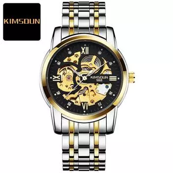 2022 KIMSDun, мужские часы, лучший бренд, роскошные часы, модные автоматические механические настольные часы с ручным переключателем, мужские водонепроницаемые часы