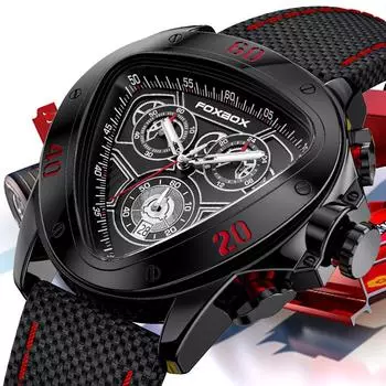 2022 LIGE Модные креативные кожаные мужские часы Топ Элитный бренд Кварцевые часы с большим циферблатом Военные спортивные часы с хронографом белый