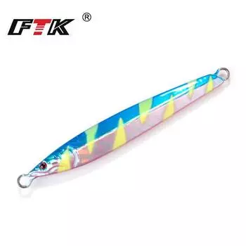 2022 металлическая приманка для джига, вес 100-30 г, жесткая приманка для троллинга, приманка для окуня, светящаяся приманка для лица, форели, приманка для джиг-джигов, приманка для морской воды 100G-138mm-001