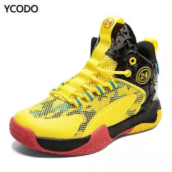 2022 модные детские удобные баскетбольные кроссовки, спортивные кроссовки, детские ботинки 40