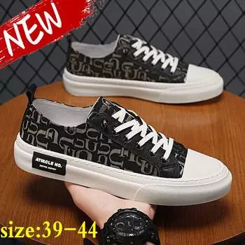 2022 Модные мужские модные универсальные повседневные парусиновые кроссовки с дезодорантом 39