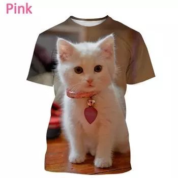 2022 Мужские и женские уличные арт-тренды, крутые универсальные топы с короткими рукавами, последние модели футболок с 3D-принтом, модные повседневные милые стильные футболки S