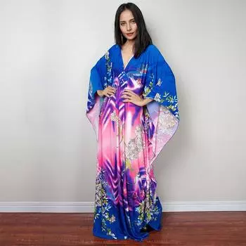 2022 накидки с принтом, сексуальное ручное плетение с глубоким v-образным вырезом, летнее пляжное платье, туника, кафтан, женская пляжная одежда, купальник, накидка, Robe de plage Q1289 One Size красный/зелёный