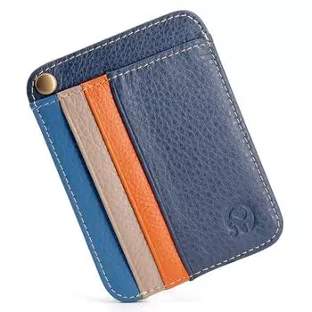 2022 НОВЫЙ карман для удостоверения личности из натуральной кожи, чехол для кредитной карты, тонкий кошелек для карт, тонкий кошелек для мужчин и женщин, наличные, бумажные деньги, пакет карт, держатель для автобусных карт