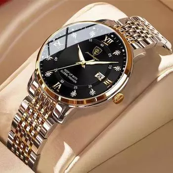 2022 новые модные трендовые женские часы со светящимся водонепроницаемым календарем, женские часы с бриллиантами, часы для девочек