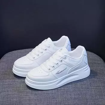2022 Новые модные женские белые туфли для активного отдыха на свежем воздухе, удобные кроссовки 35