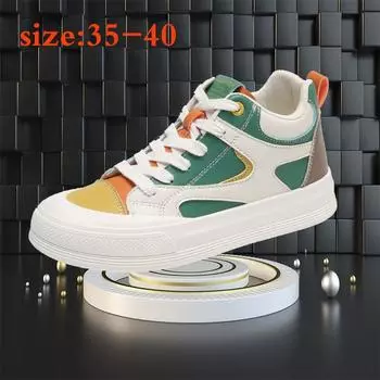 2022 осенняя женская новая белая обувь, модная универсальная студенческая обувь для скейтбординга, повседневная обувь 35