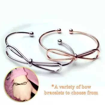 2022 Простой женский браслет «сделай сам» с узлом в форме сердца/бантом, открытый браслет на День святого Валентина, подарок на День Благодарения, ювелирные изделия, ручные украшения для девочек, дам Heart Knot золотой