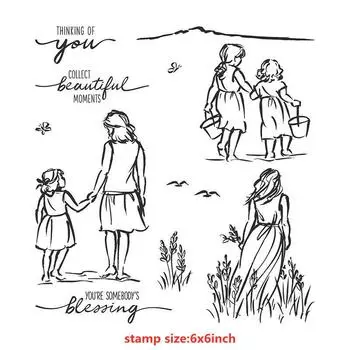 2022 Прозрачный штамп для мамы, папы, для самостоятельного изготовления, скрапбукинга, бумажные открытки, фотоальбомы, поделки, декор, мягкие пластиковые штампы