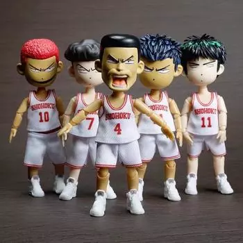 2022 Slam Dunk Movie The First Slam Dunk Фигурка Ханамичи Сакураги Рукава Каэде Такенори Акаги Харуко Подвижная модель игрушечной куклы Haruko