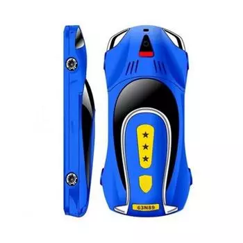 2022 Спортивный автомобильный телефон Type-C 1800 мАч Move Network Большая батарея Активация вибрации HD-камера FM Несколько цветов Ультра Мини Крутой кнопочный телефон чёрный