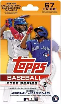 2022 Topps Series 2 Baseball Hanger Box Topps Series 2 Baseball Hanger Box Карточка Главной лиги бейсбола [Предмет]