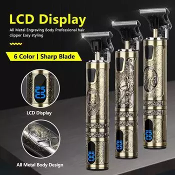 2022 USB электрическая машинка для стрижки волос перезаряжаемая бритва триммер для бороды профессиональная мужская машина для стрижки волос Парикмахерская стрижка бороды