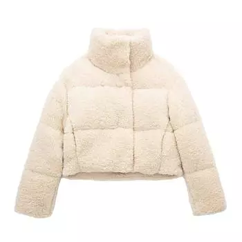 2022 Winter Urban Women s Fleece Cotton Jackets: European and American Fashion L