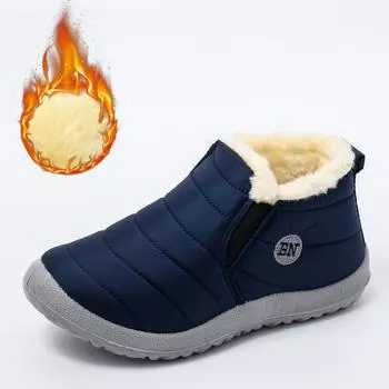 2022 зимние ботинки, женская непромокаемая зимняя женская обувь, повседневная зимняя обувь на плоской подошве, женские ботильоны, большие размеры, парная обувь 44