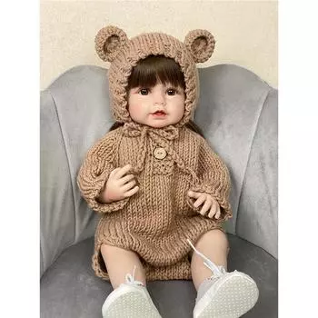 2023 22-дюймовые куклы реборн, реалистичные полностью силиконовые детские игрушки Bebe, кукла для новорожденных девочек, принцесса, игрушка для малышей, подарок для девочки