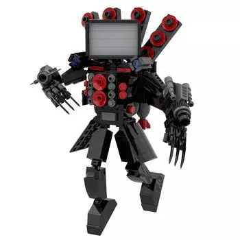 2023 3D Спикерман Детский блок пластиковый игровой конструктор для подростков и детей унитаз Skibidi