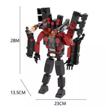 2023 3D Спикерман Детский блок пластиковый игровой конструктор для подростков и детей унитаз Skibidi