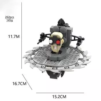 2023 3D Спикерман Детский блок пластиковый игровой конструктор для подростков и детей унитаз Skibidi