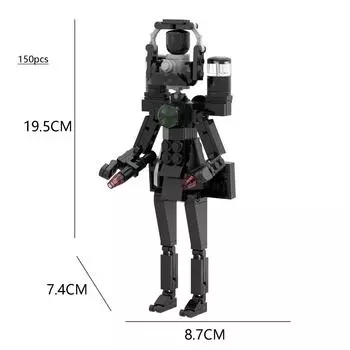 2023 3D Спикерман Детский блок пластиковый игровой конструктор для подростков и детей унитаз Skibidi