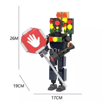 2023 3D Спикерман Детский блок пластиковый игровой конструктор для подростков и детей унитаз Skibidi