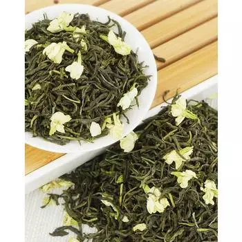 2023 Чай с цветком жасмина Зеленый чай Высокогорный летний аромат Жасминовый чай 100 г/300 г/500 г 100g