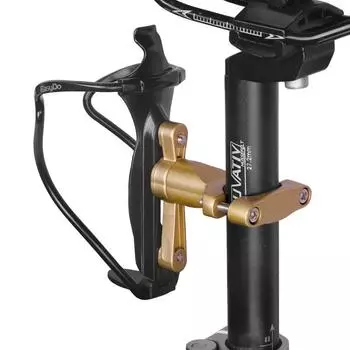 Вращающаяся на 360 градусов клетка для бутылки с ЧПУ из алюминиевого сплава, держатель для бутылки с водой для электронного велосипеда, держатель для бутылки с водой чёрный