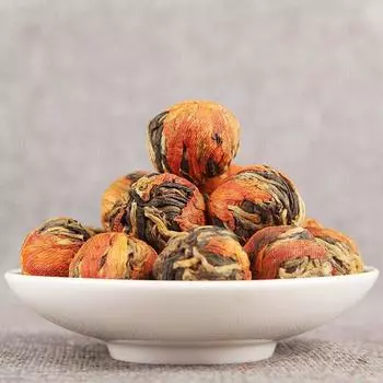 Dianhong Lily Dragon Pearl Dian Hong Медовый благовония ручной работы, смешиваемые в черном чае 100g