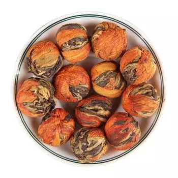 Фэнцин Юньнань китайский черный чай Дяньхун ручной работы лилия гортензия мини-шарики чай 100 г