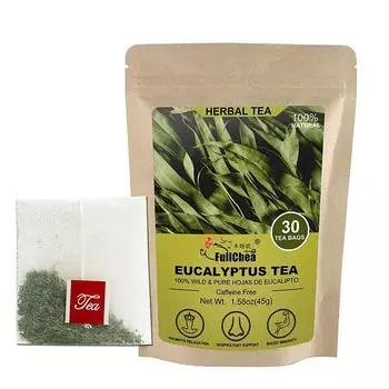 2023 FullChea Eucalyptus Herbal Tea Packed 30 чайных пакетиков, 1,5 г/пакет