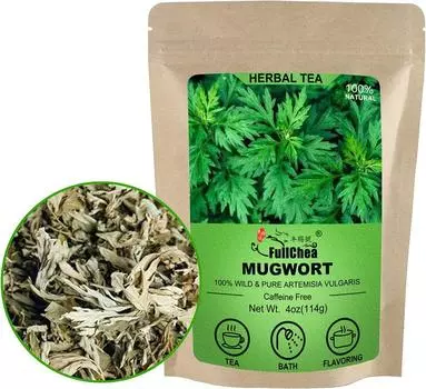 2023 FullChea сушеная натуральная трава из полыни 114 г - превосходный чай из сушеной полыни