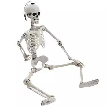 2023 Хэллоуин украшение для дома 90 см пластиковый череп скелет для бара Хэллоуин косплей скелет детский дом с привидениями декор
