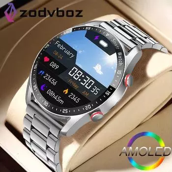 2024 Смарт-часы ЭКГ+ППГ Бизнес Bluetooth Вызовы Мониторинг сердечного ритма Артериального давления Спортивные сообщения Напоминание Смарт-часы belt коричневый