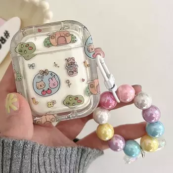 2023 Imd беспроводной Bluetooth чехол для наушников для Airpod 1 2 Pro 3 2nd подарок на Хэллоуин милый кролик кошка сладкий день рождения зарядная коробка For Airpods 3 (2021)