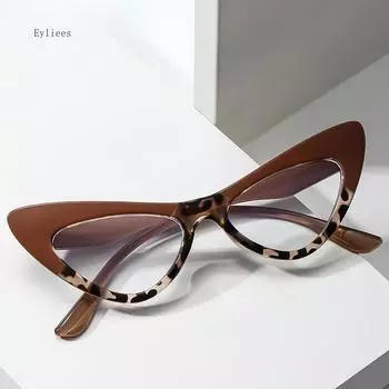 2023 Ins Cat Eye Frame Fashion Retro Anti Blue Light Женские очки Винтажные дизайнерские прозрачные очки Очки, блокирующие синий свет