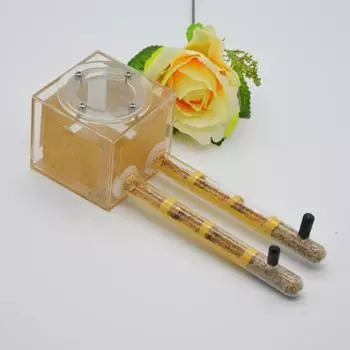 2023 Инструмент для фермы муравьев Акриловое прочное гнездо для разведения муравьев Пробирка для испытаний муравьев Подставка для муравейника Дом для муравьев 15x150mm-red double tube