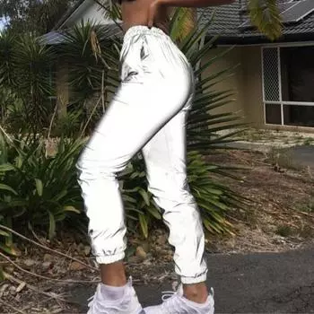 2023 Корейские спортивные штаны, модные весенние мешковатые брюки, женские Y2k, уличная одежда, спортивные брюки для бега, повседневные свободные светящиеся брюки 26201 S серый