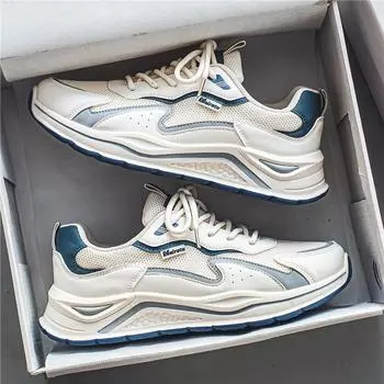 2023 летние новые дышащие и устойчивые к запахам сетчатые повседневные спортивные кроссовки с мягкой подошвой для бега, модная обувь для маленького белого папы 39