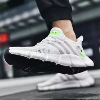 2023 летние новые кроссовки для отдыха и путешествий, модные сетчатые дышащие кроссовки 37 зелёный