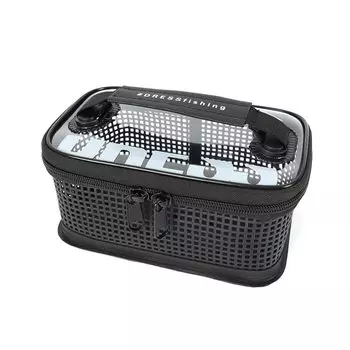 2023 Mesh Tackle Box Multi EVA Multifunctional Fishing Tackle Case Storage Container Tackle Bag Reel Case Worm Lure Box [DRESS] [S]