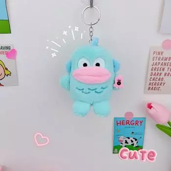 2023 Милая плюшевая игрушка-рыба-клоун, подвеска с большим ртом, причудливая кукла, брелок для ключей, сумка, плюшевый брелок, подарок на день рождения, 1 шт.