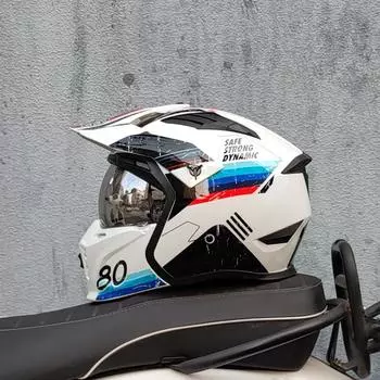 2023 Многоцелевой комбинированный шлем Винтажный шлем Мотоцикл Cascos мотоциклетный шлем личность половина Predator M