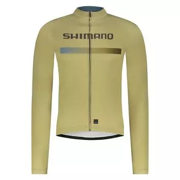 2023 Model Cycling Jersey Vertex Print Jersey Mustard Yellow M Estimated [Shimano] (European Size) Height 172-178cm